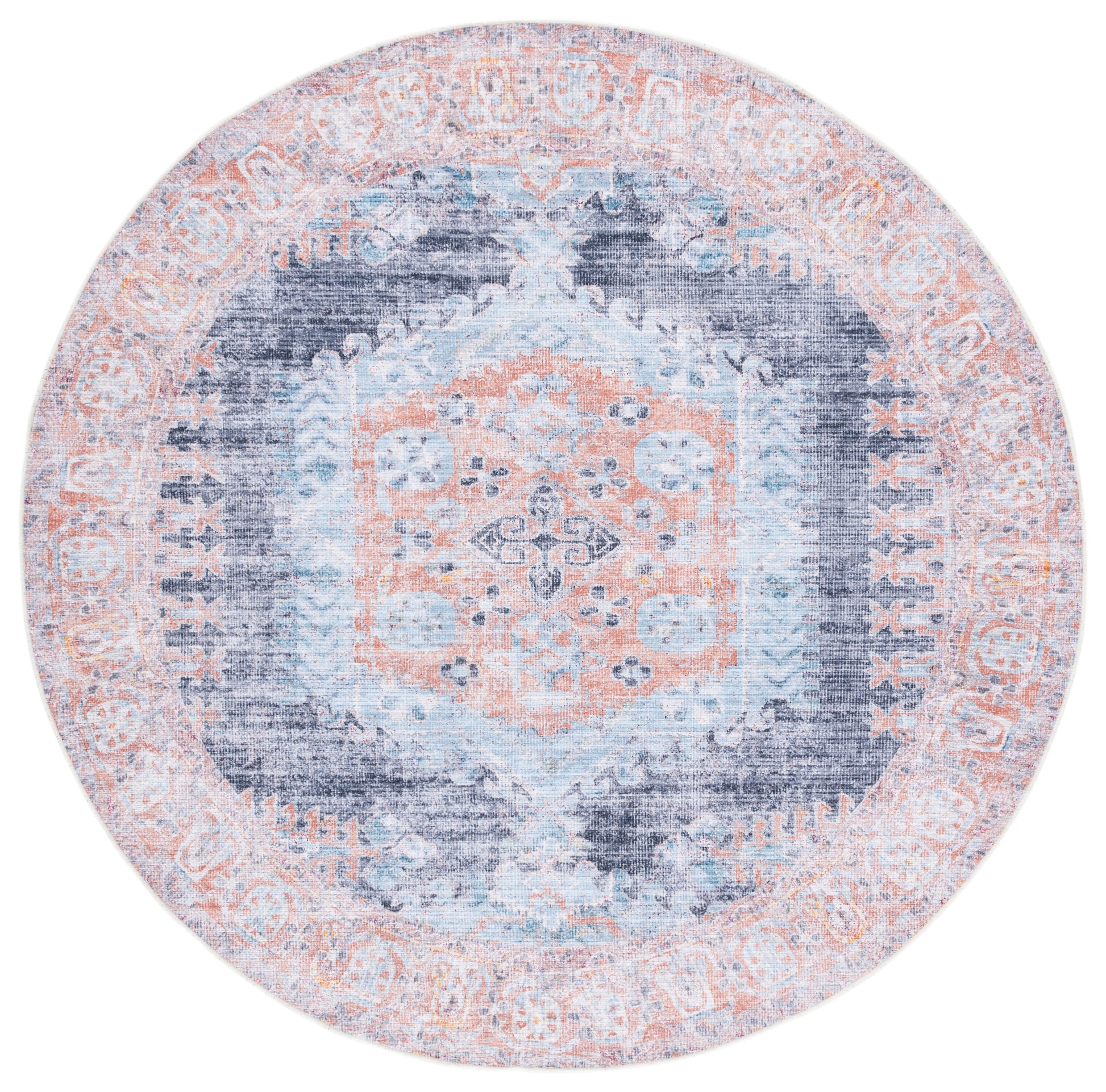 Safavieh Serapi Sep382P Terracotta/Blue Area Rug