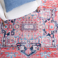 Safavieh Serapi Sep389Q Red/Navy Area Rug