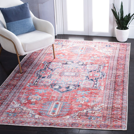 Safavieh Serapi Sep389Q Red/Navy Rugs.