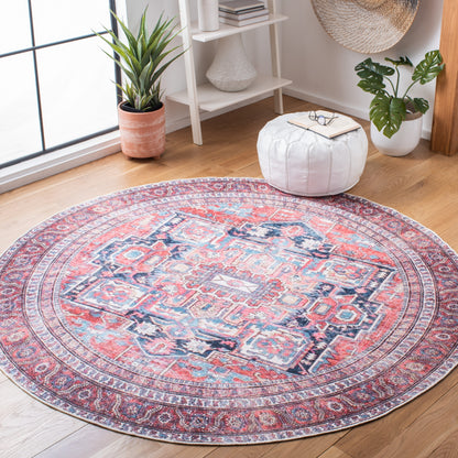 Safavieh Serapi Sep389Q Red/Navy Area Rug