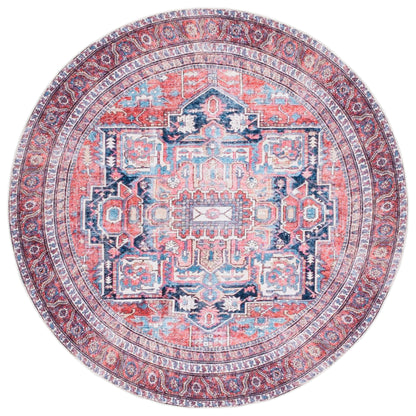 Safavieh Serapi Sep389Q Red/Navy Area Rug