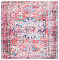 Safavieh Serapi Sep389Q Red/Navy Area Rug