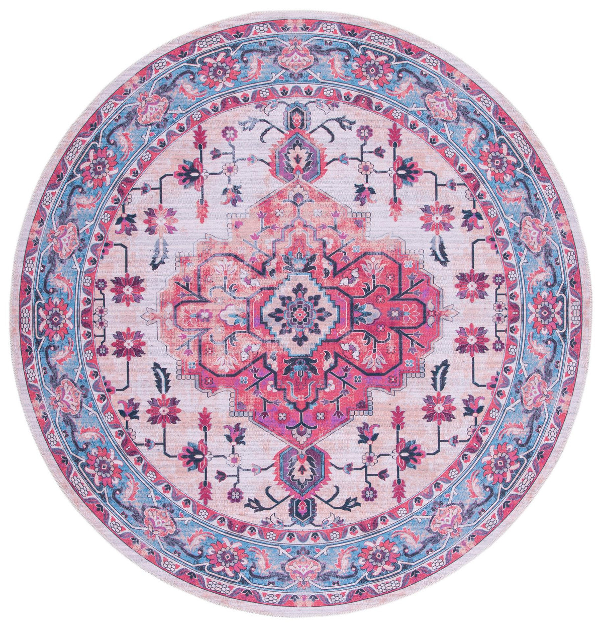 Safavieh Serapi Sep504A Ivory/Light Blue Rugs.