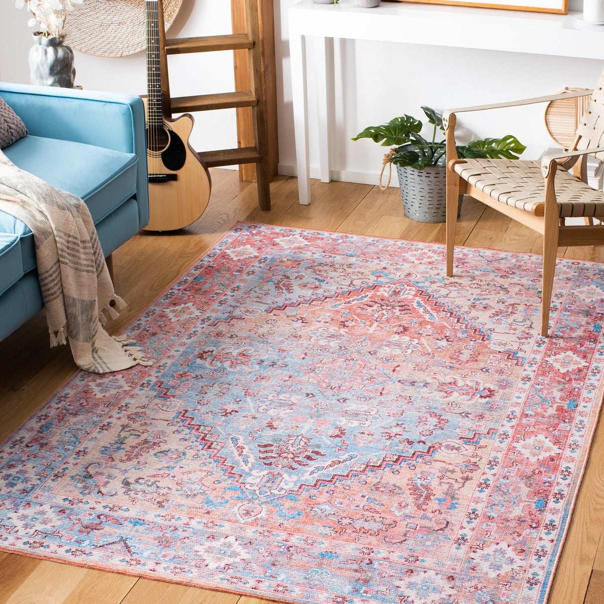 Safavieh Serapi Sep515P Rust/Blue Rugs.