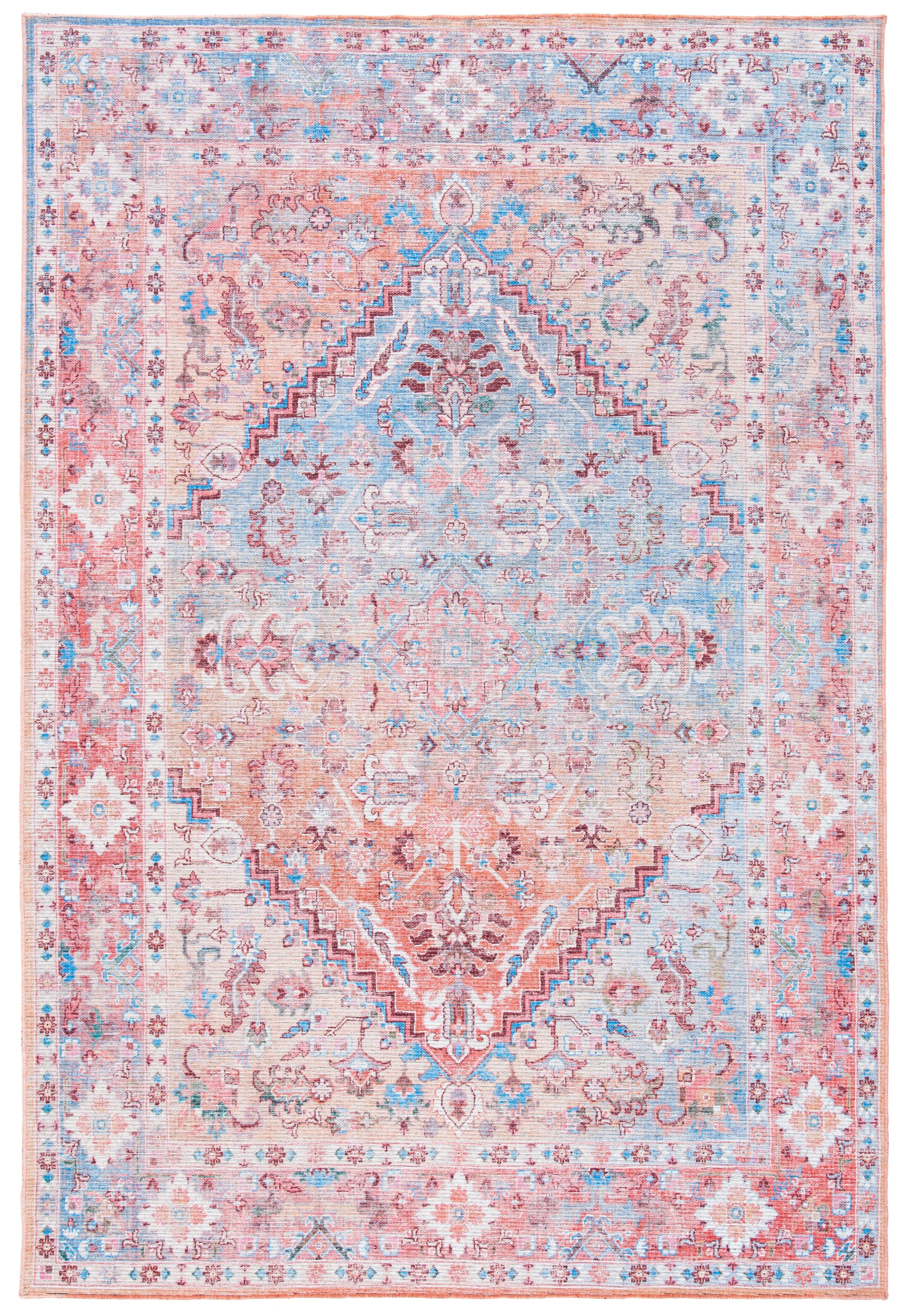 Safavieh Serapi Sep515P Rust/Blue Area Rug