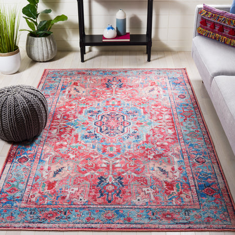 Safavieh Serapi Sep518J Light Blue/Red Rugs.