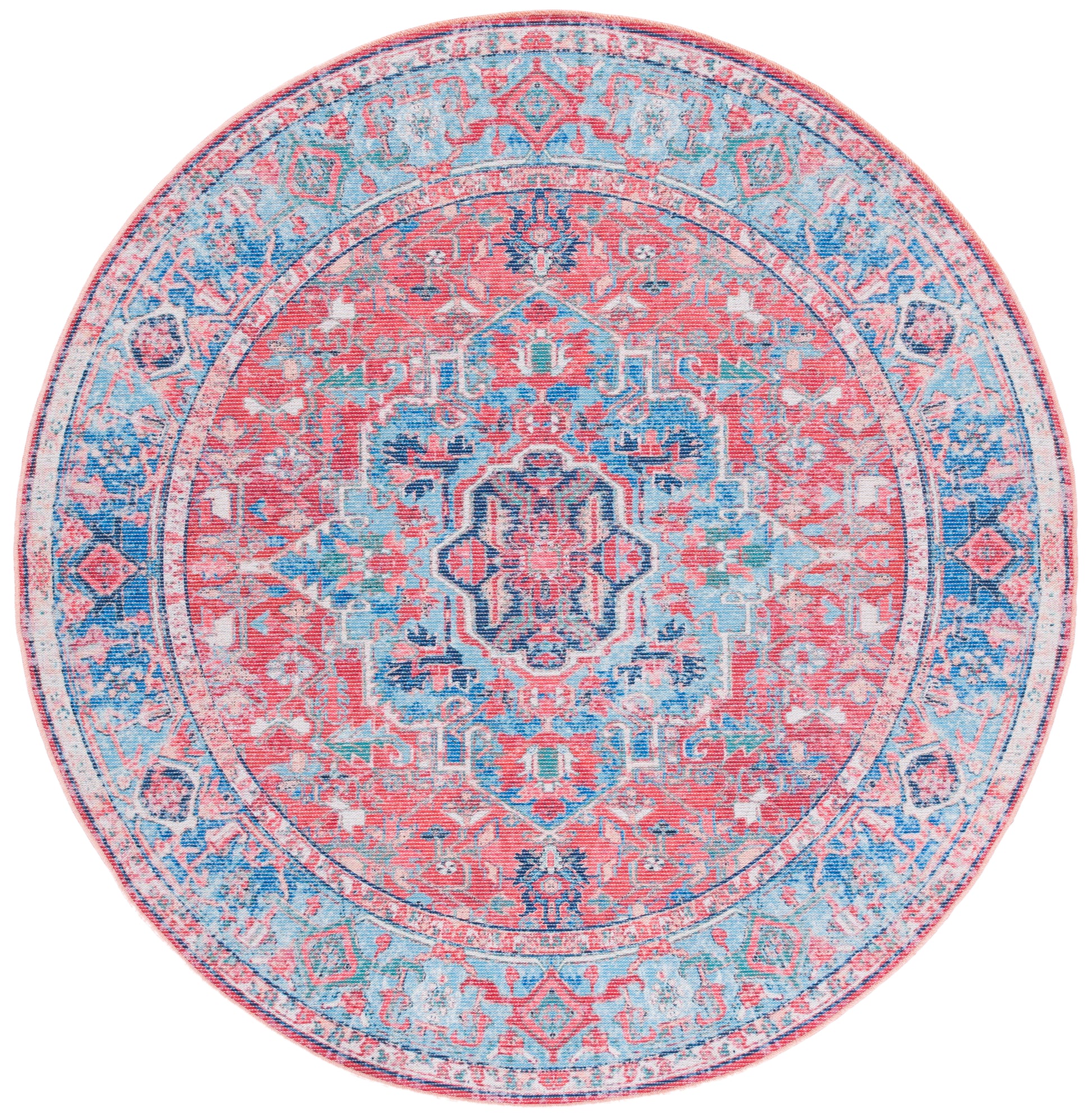 Safavieh Serapi Sep518J Light Blue/Red Area Rug