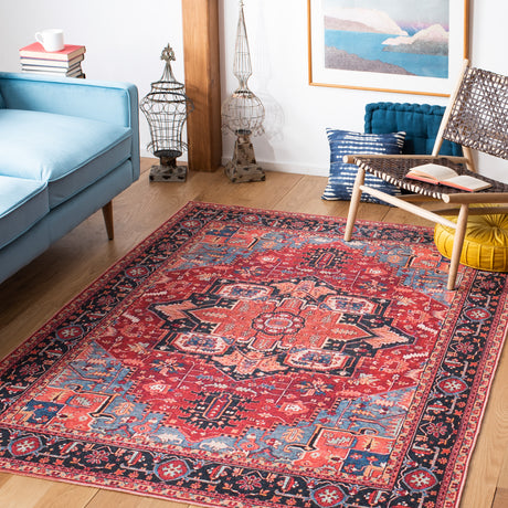 Safavieh Serapi Sep534Q Red/Blue Area Rug