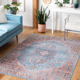 Safavieh Serapi Sep540M Blue/Orange Rugs.