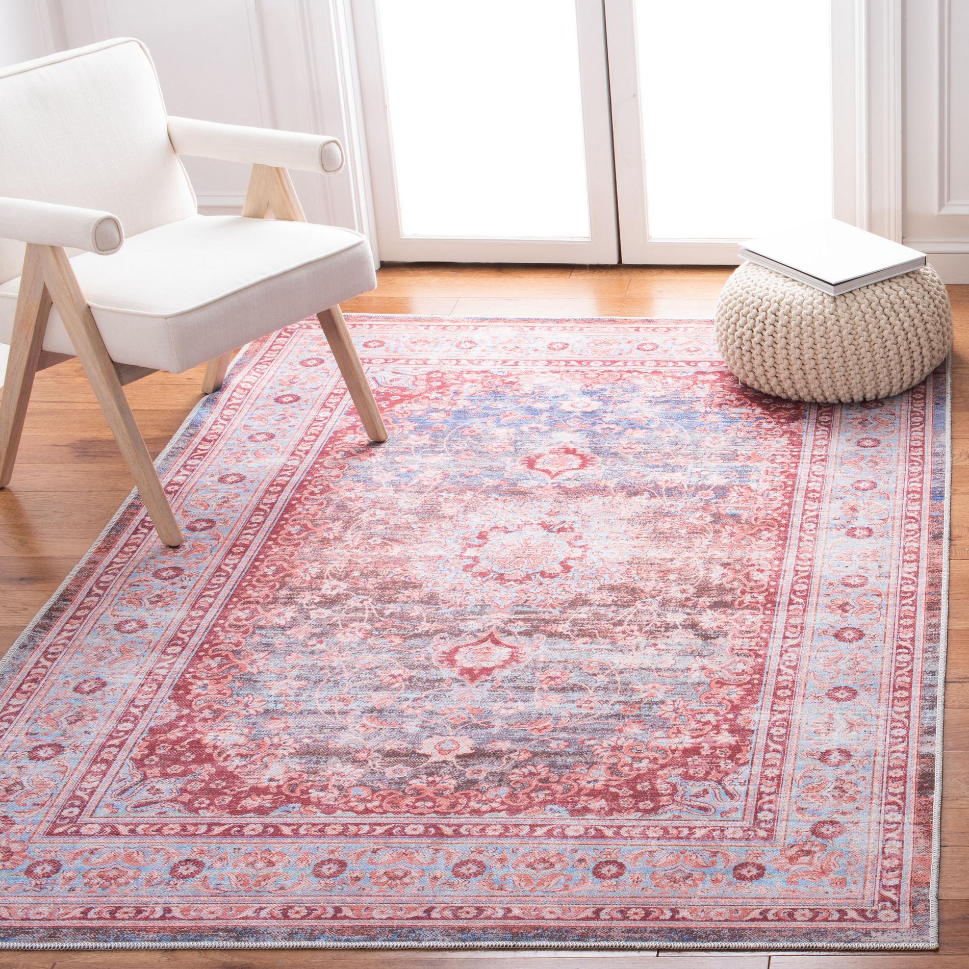 Safavieh Serapi Sep550K Light Blue/Red Area Rug