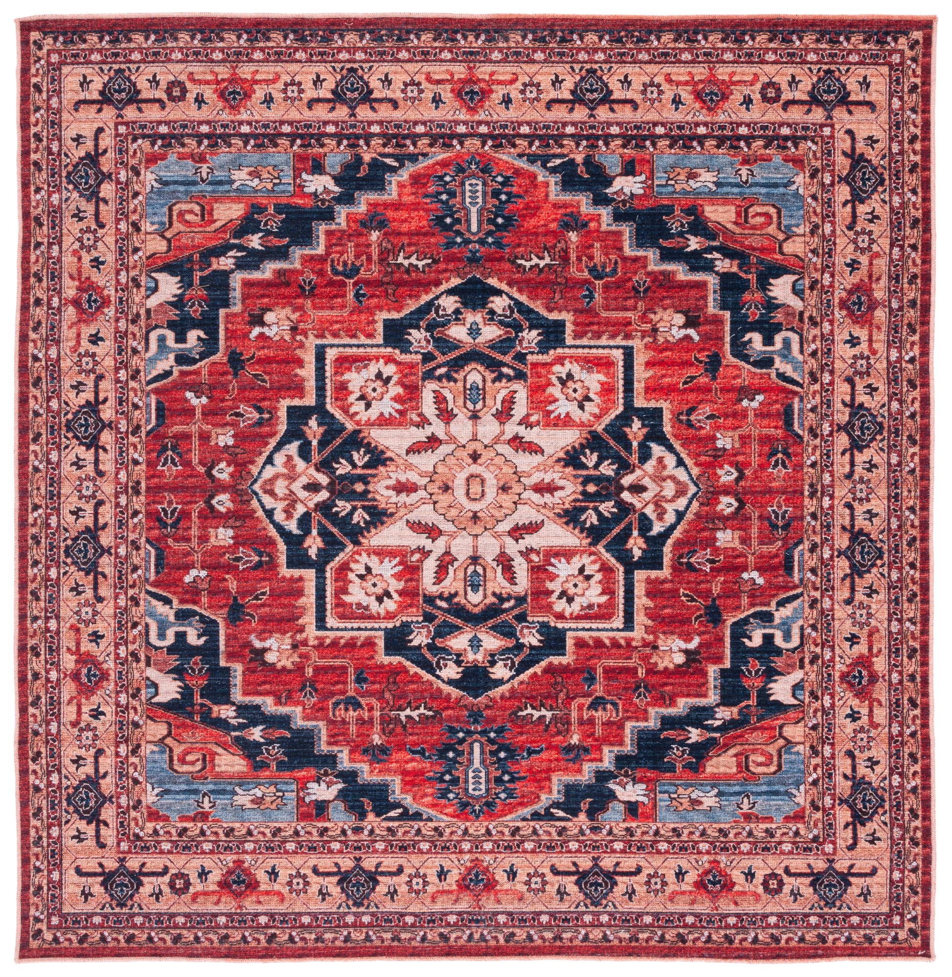 Safavieh Serapi Sep557Q Red/Beige Area Rug