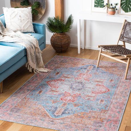 Safavieh Serapi Sep582M Blue/Rust Area Rug