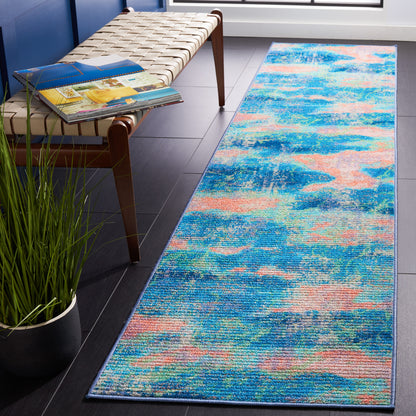 Safavieh Sequoia Seq151M Blue/Orange Area Rug