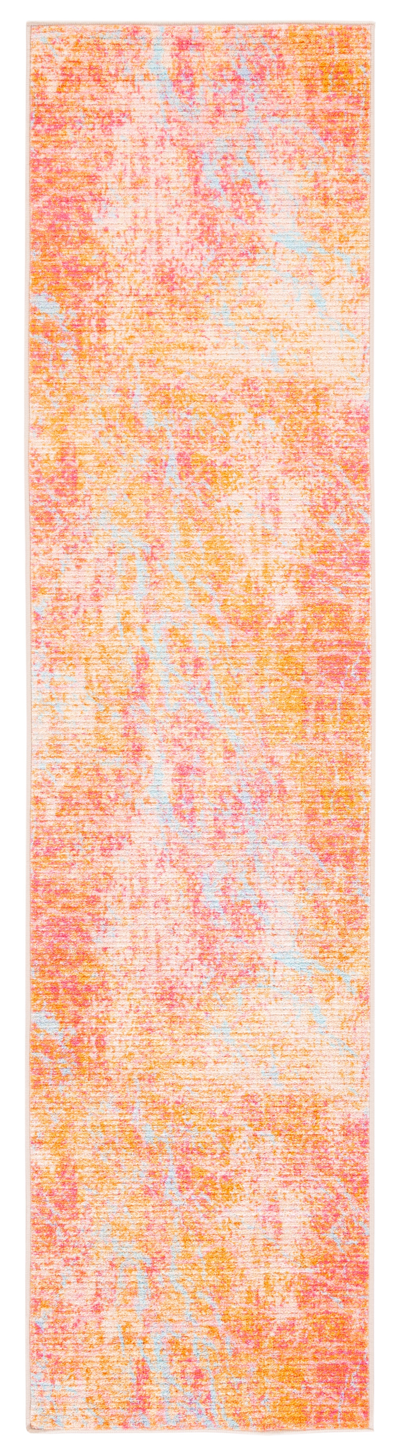 Safavieh Sequoia Seq152P Orange/Light Blue Area Rug