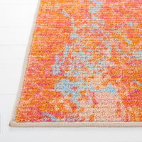 Safavieh Sequoia Seq152P Orange/Light Blue Area Rug