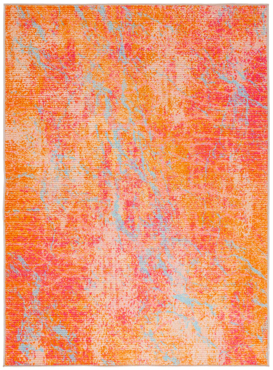 Safavieh Sequoia Seq152P Orange/Light Blue Area Rug