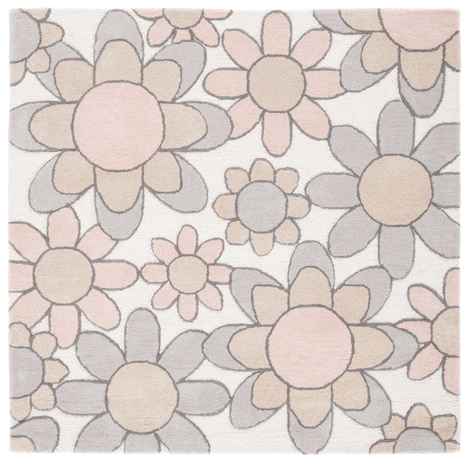 Safavieh Safavieh Kids Sfk923A Ivory/Pink Area Rug