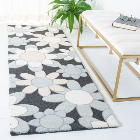 Safavieh Safavieh Kids Sfk923G Charcoal/Ivory Rugs.