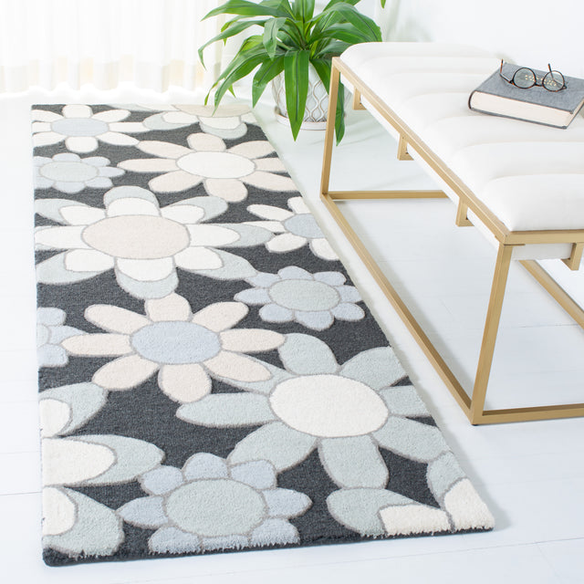 Safavieh Safavieh Kids Sfk923G Charcoal/Ivory Rugs.