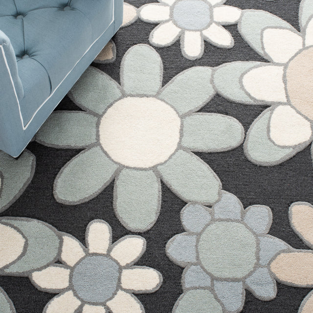 Safavieh Safavieh Kids Sfk923G Charcoal/Ivory Rugs.