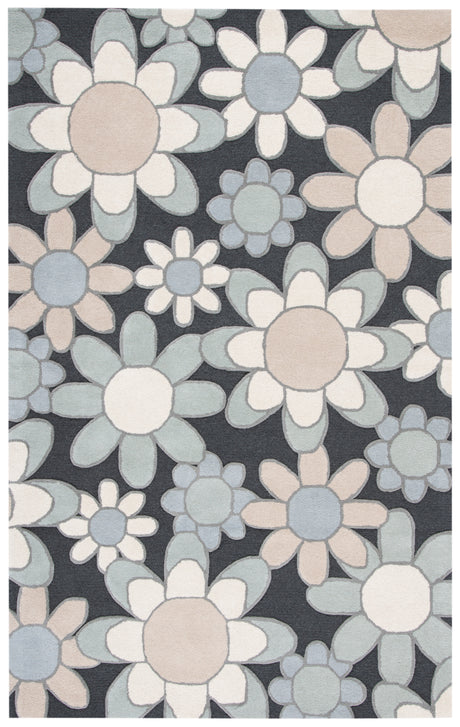 Safavieh Safavieh Kids Sfk923G Charcoal/Ivory Rugs.