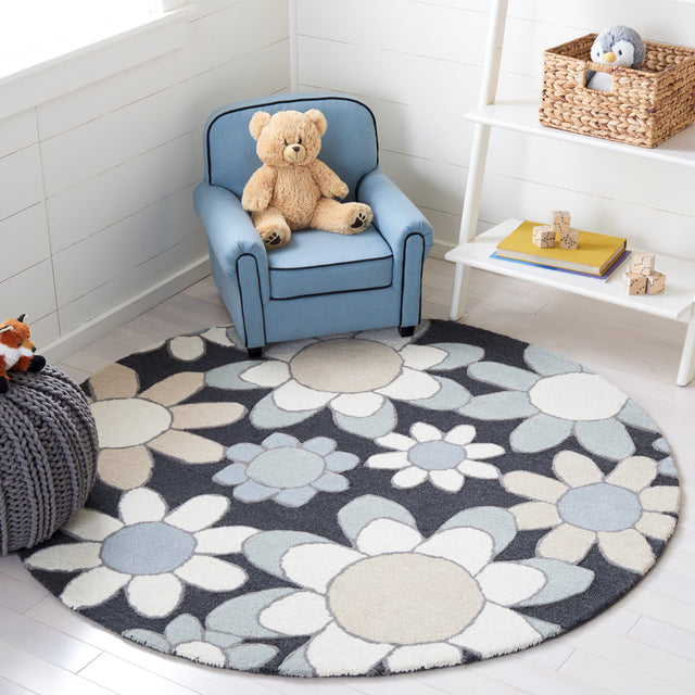 Safavieh Safavieh Kids Sfk923G Charcoal/Ivory Rugs.