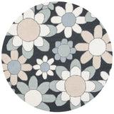 Safavieh Safavieh Kids Sfk923G Charcoal/Ivory Rugs.