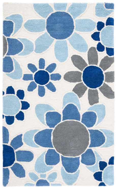 Safavieh Safavieh Kids Sfk923M Ivory/Blue Rugs.