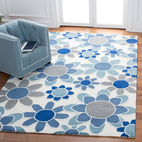 Safavieh Safavieh Kids Sfk923M Ivory/Blue Rugs.