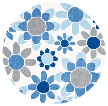 Safavieh Safavieh Kids Sfk923M Ivory/Blue Rugs.