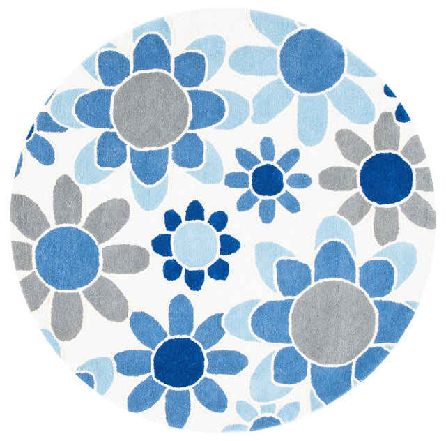 Safavieh Safavieh Kids Sfk923M Ivory/Blue Rugs.