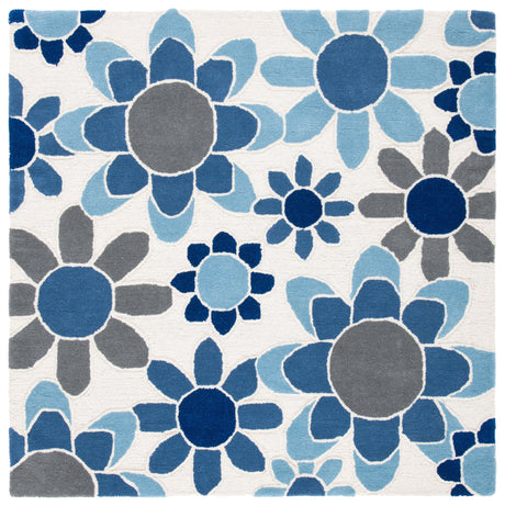 Safavieh Safavieh Kids Sfk923M Ivory/Blue Rugs.