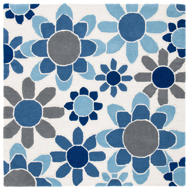 Safavieh Safavieh Kids Sfk923M Ivory/Blue Rugs.
