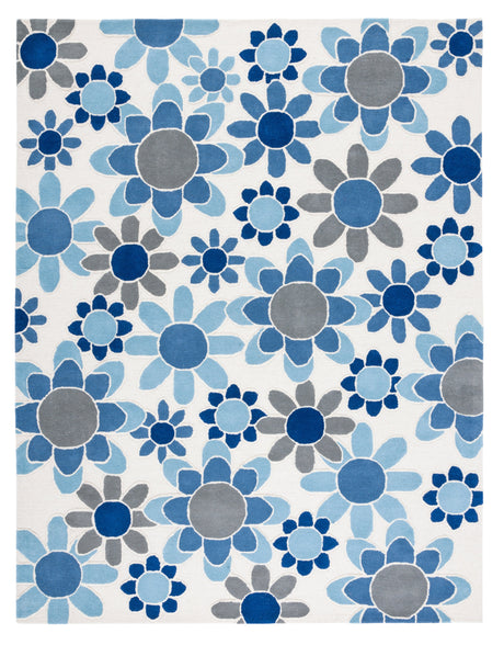 Safavieh Safavieh Kids Sfk923M Ivory/Blue Rugs.
