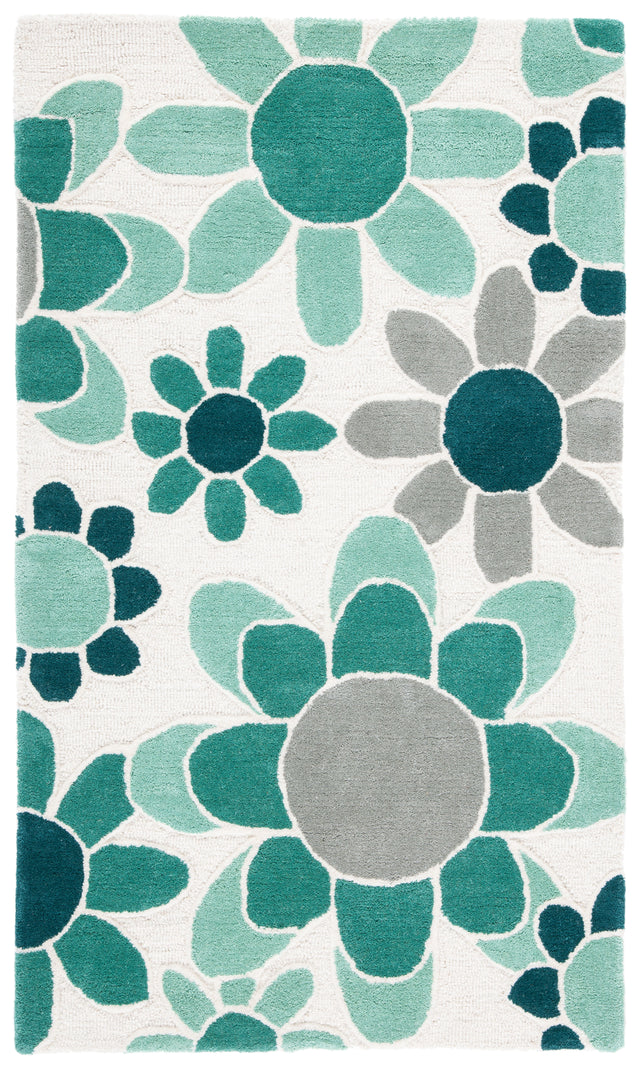 Safavieh Safavieh Kids Sfk923Y Ivory/Green Rugs.