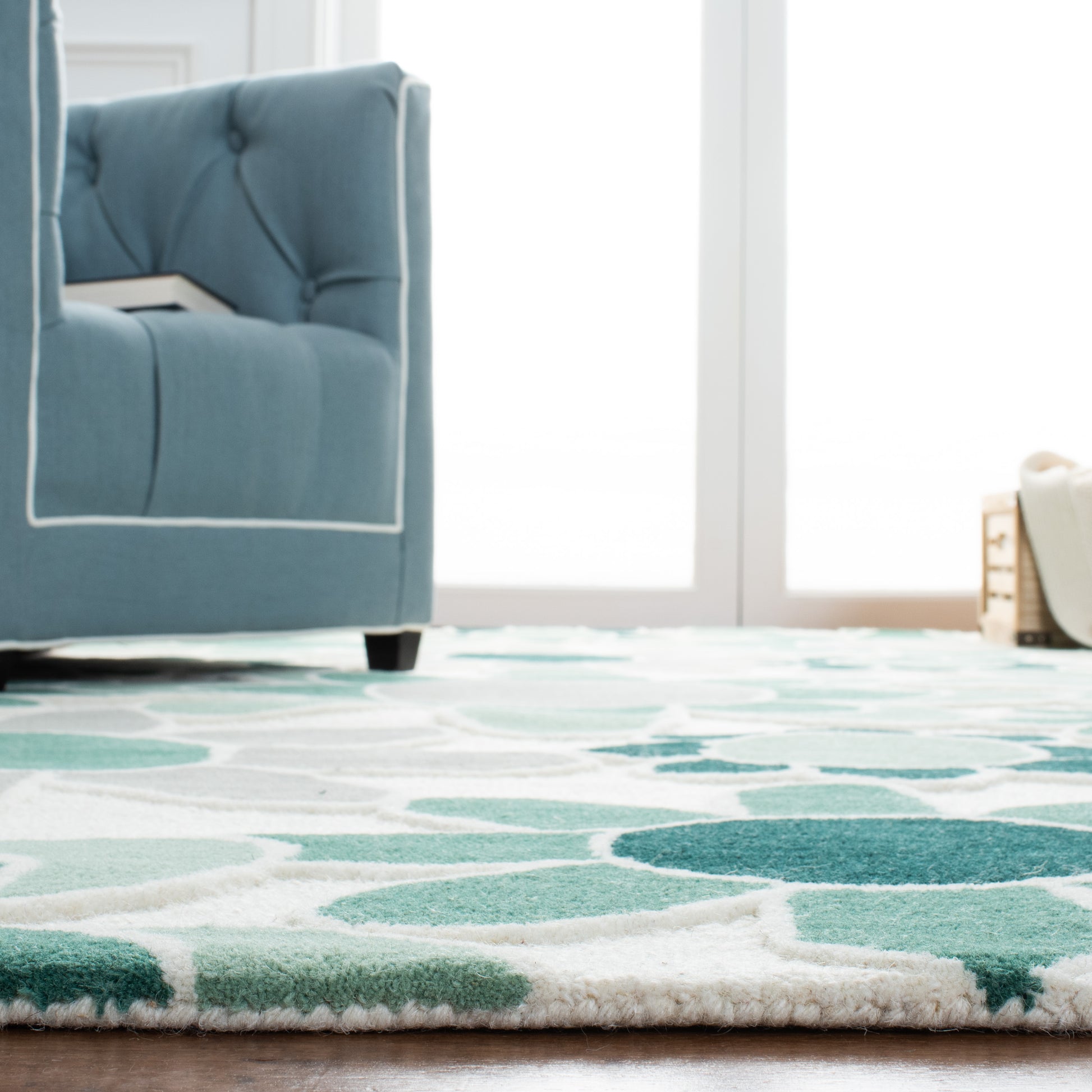 Safavieh Safavieh Kids Sfk923Y Ivory/Green Area Rug