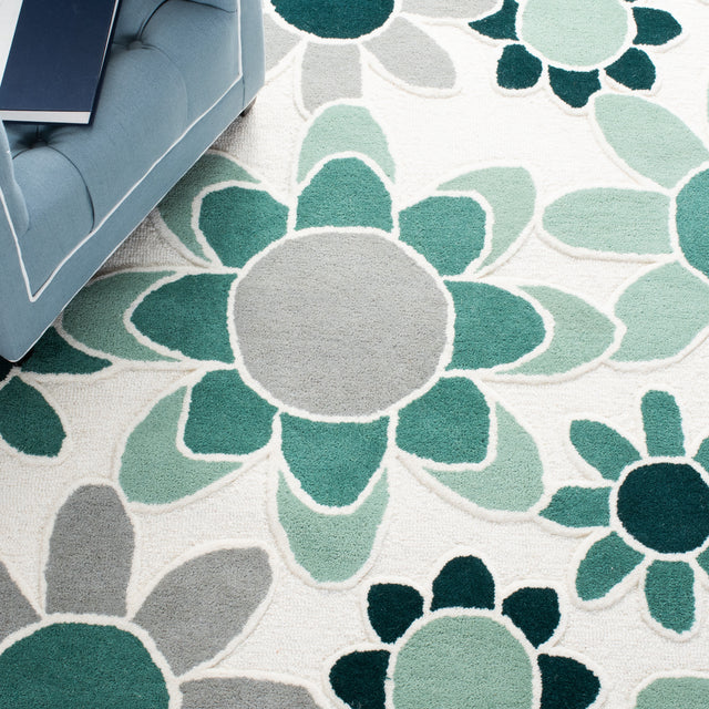 Safavieh Safavieh Kids Sfk923Y Ivory/Green Rugs.