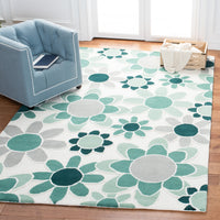 Safavieh Safavieh Kids Sfk923Y Ivory/Green Area Rug