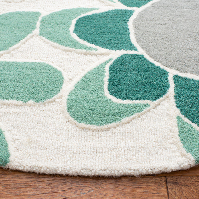 Safavieh Safavieh Kids Sfk923Y Ivory/Green Rugs.