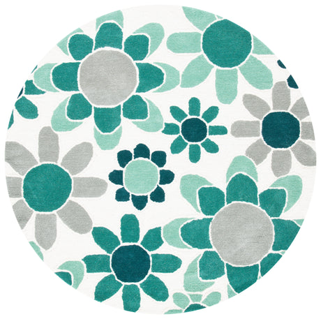 Safavieh Safavieh Kids Sfk923Y Ivory/Green Rugs.