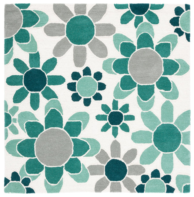 Safavieh Safavieh Kids Sfk923Y Ivory/Green Rugs.