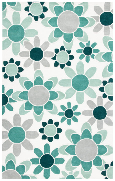Safavieh Safavieh Kids Sfk923Y Ivory/Green Rugs.