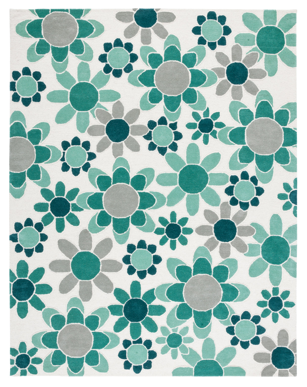 Safavieh Safavieh Kids Sfk923Y Ivory/Green Rugs.