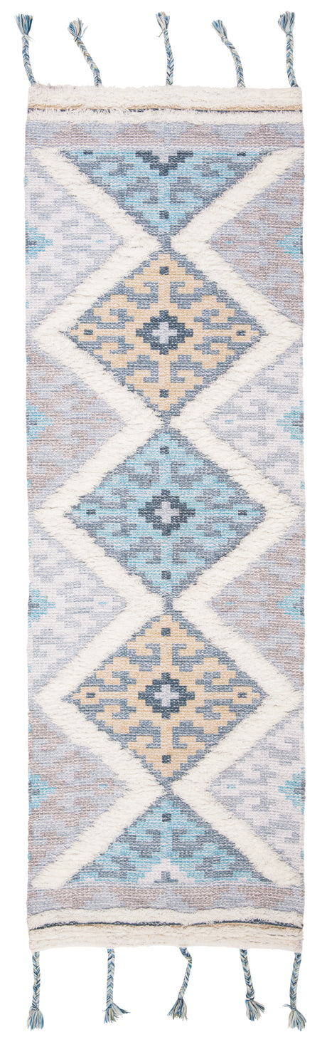 Safavieh Saffron Sfn104A Ivory/Turquoise Rug.