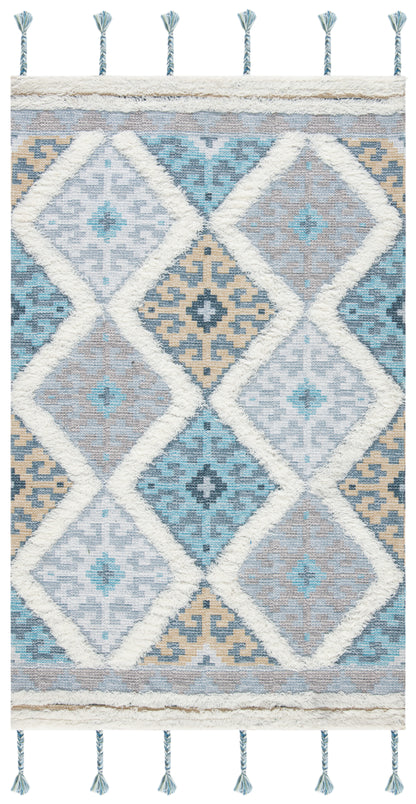 Safavieh Saffron Sfn104A Ivory/Turquoise Area Rug