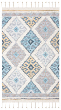 Safavieh Saffron Sfn104A Ivory/Turquoise Area Rug