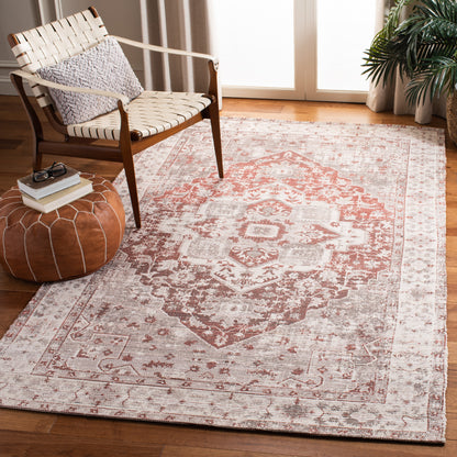 Safavieh Saffron Sfn389A Ivory/Rust Area Rug