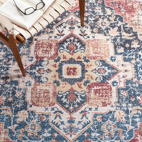 Safavieh Saffron Sfn389B Beige/Blue Rugs.