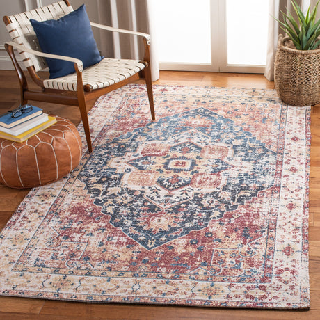 Safavieh Saffron Sfn389B Beige/Blue Rugs.