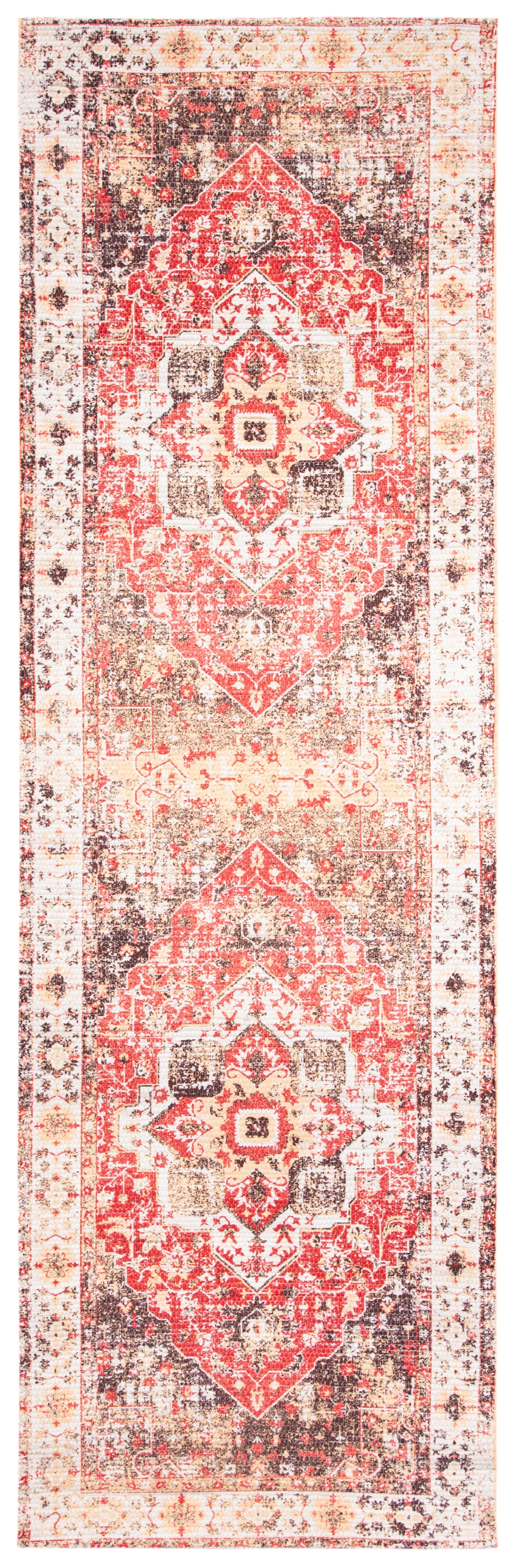 Safavieh Saffron Sfn389C Ivory/Red Area Rug